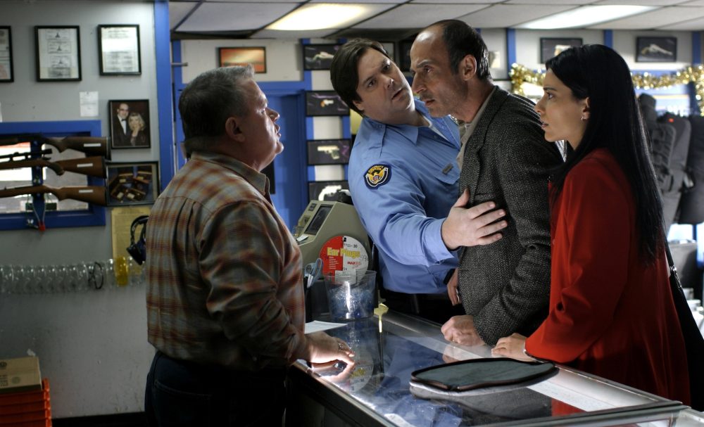 Jack McGee (Far Left); Shaun Toub and Bahar Soomekh (on the Right) in Crash