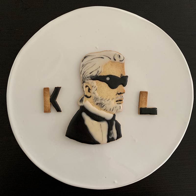 Cookie Art: Karl&nbsp;Lagerfeld