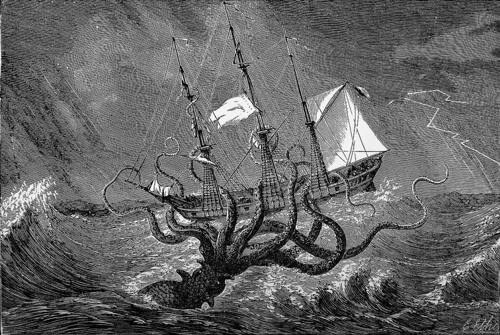Edgar Etherington - Gibson, J. (1887). Monsters of the Sea: Legendary and Authentic. Thomas Nelson and Sons, London. 